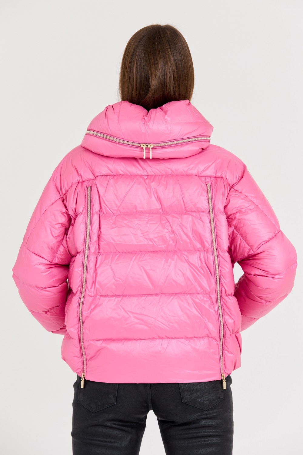 DIEGO M Różowa kurtka