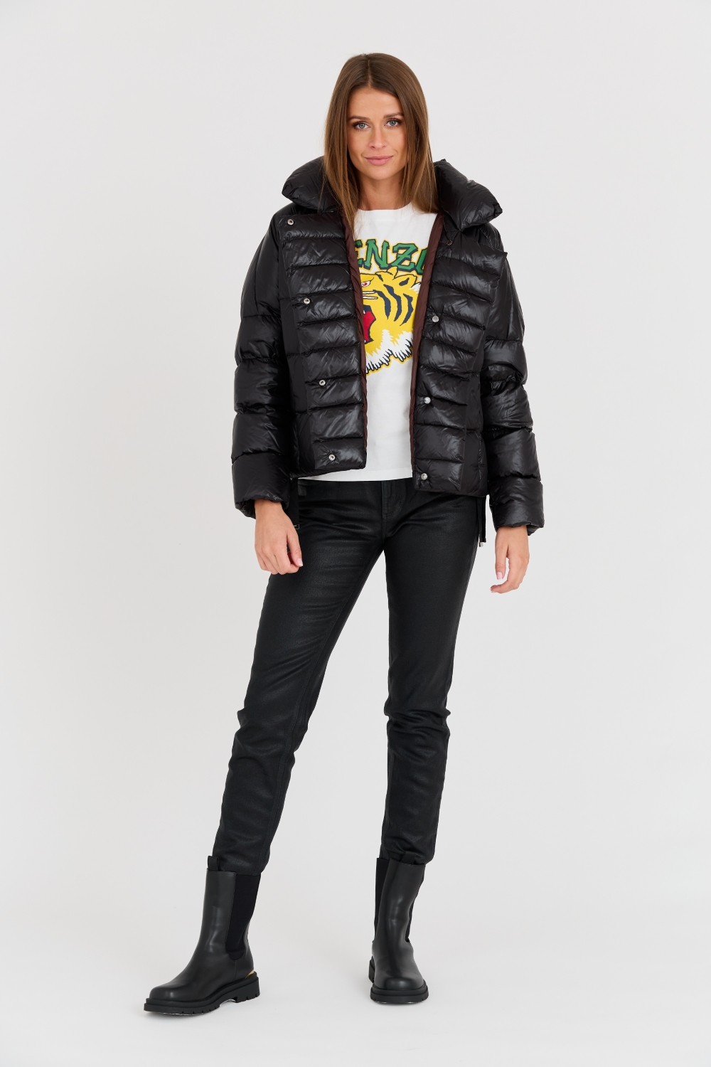 DIEGO M Czarna kurtka