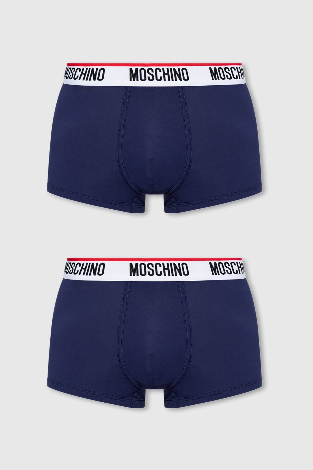 MOSCHINO Granatowe bokserki męskie 3PACK