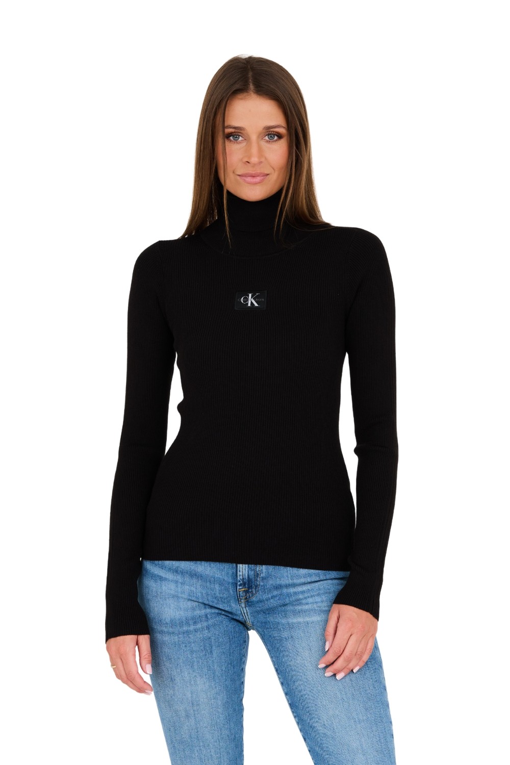 CALVIN KLEIN Czarny golf