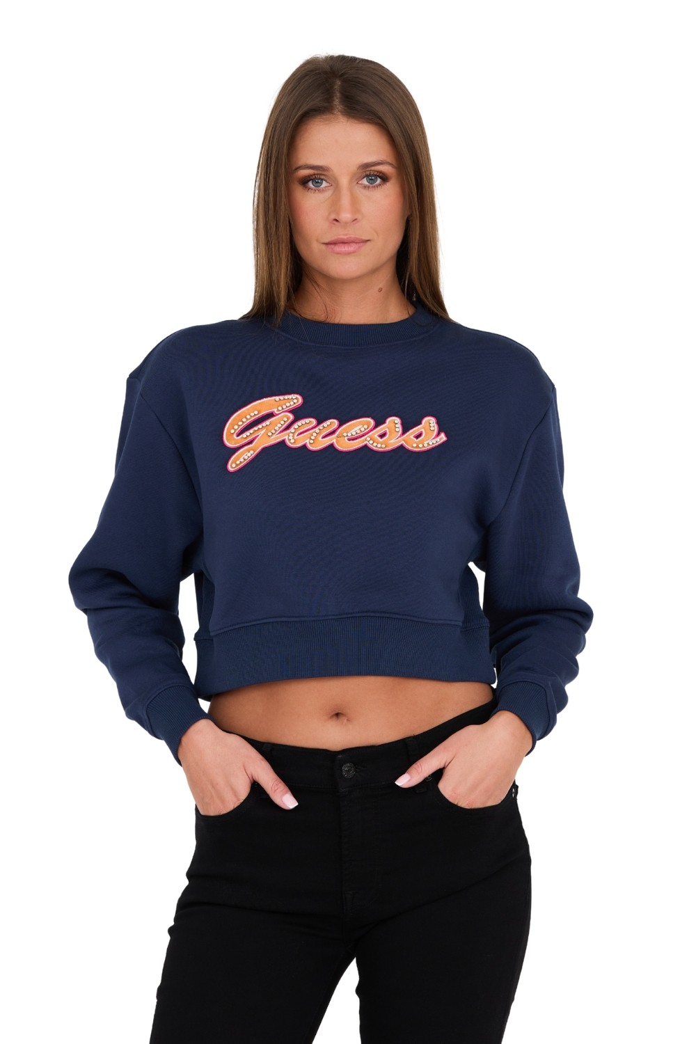 GUESS Granatowa bluza