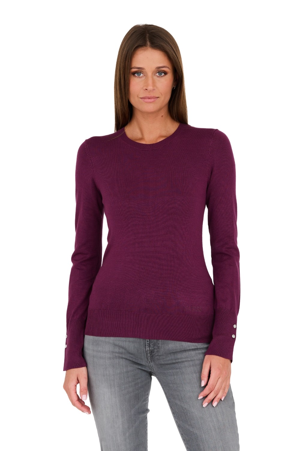 GUESS Maroon women's thin sweater
