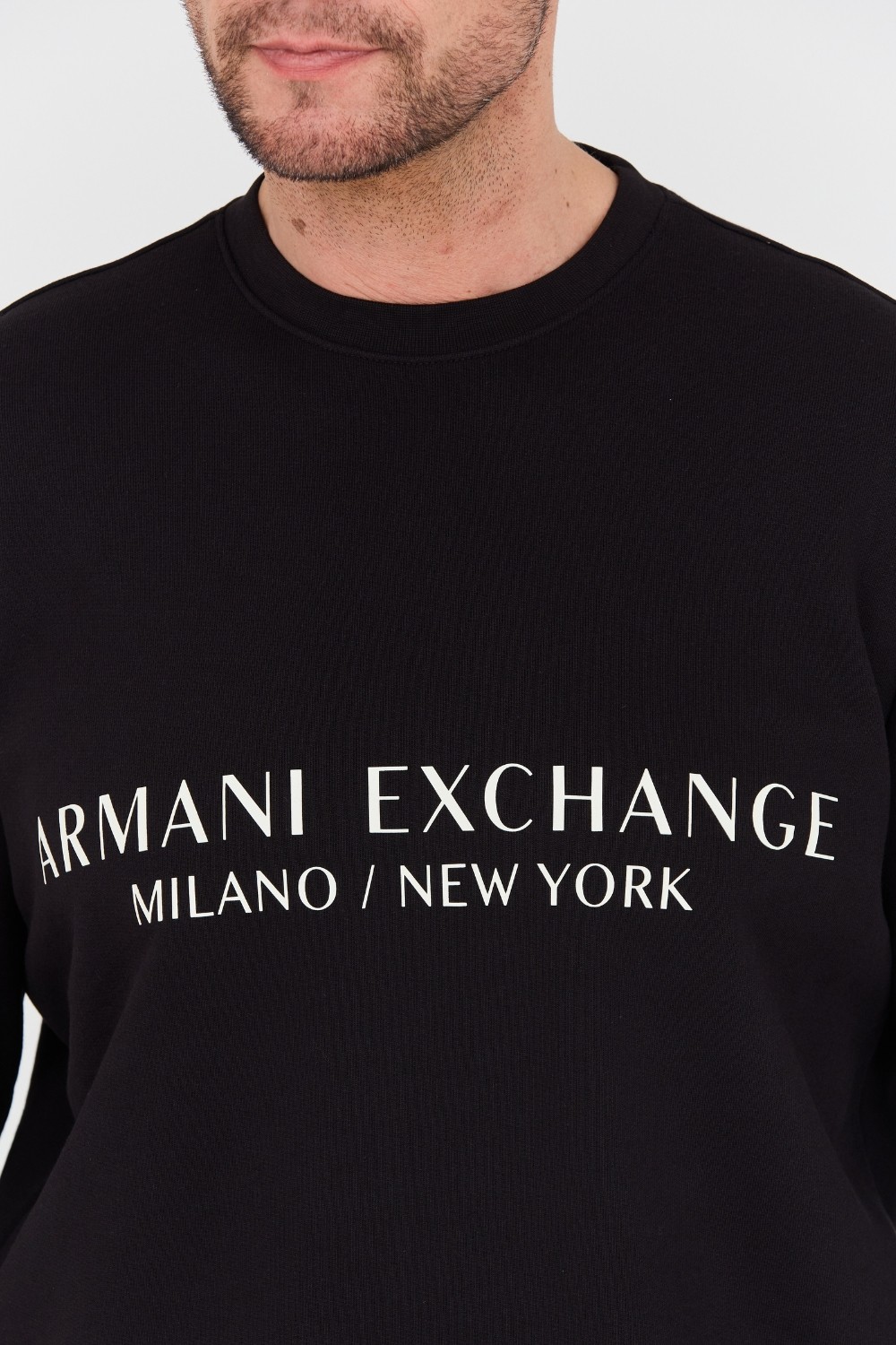 ARMANI EXCHANGE Czarna bluza