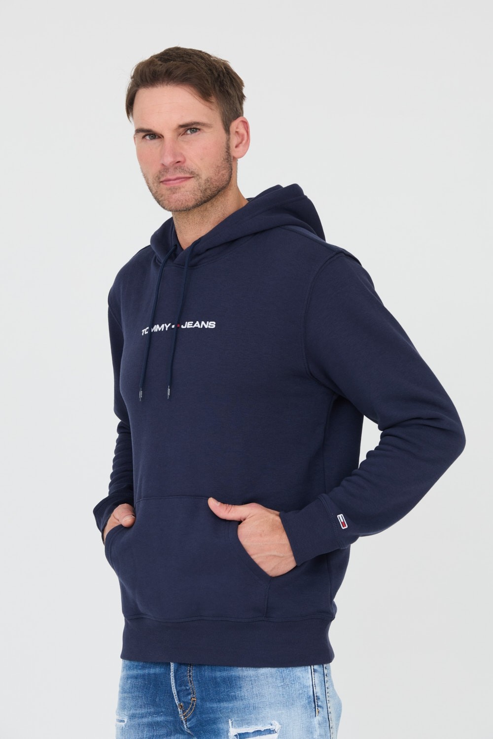 TOMMY JEANS Granatowa bluza z kapturem