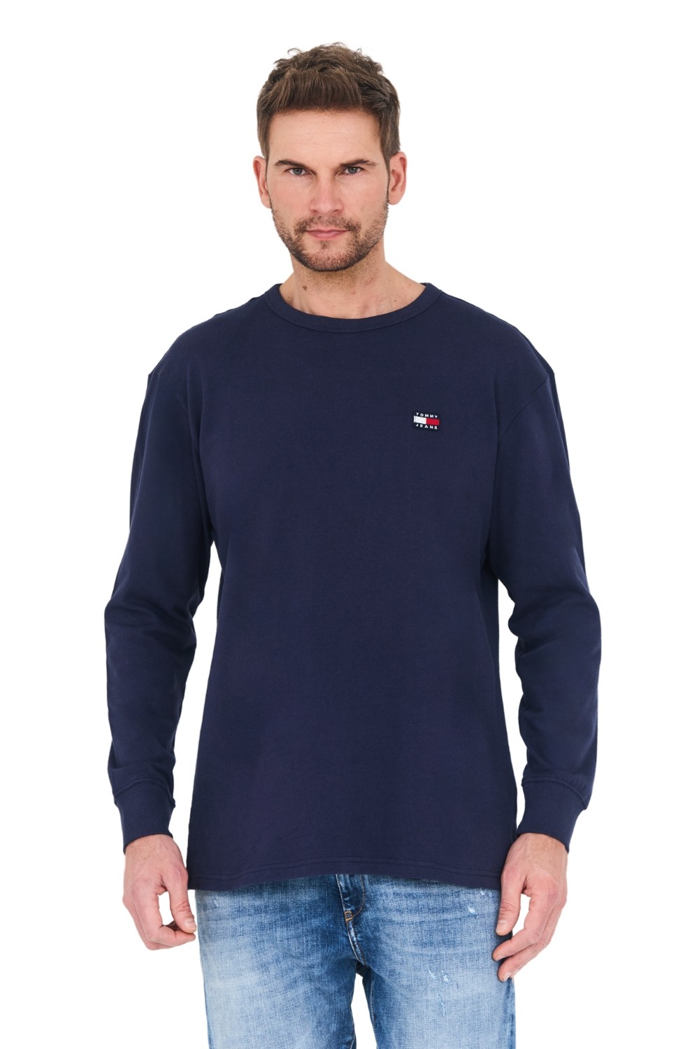 TOMMY JEANS Granatowy longsleeve
