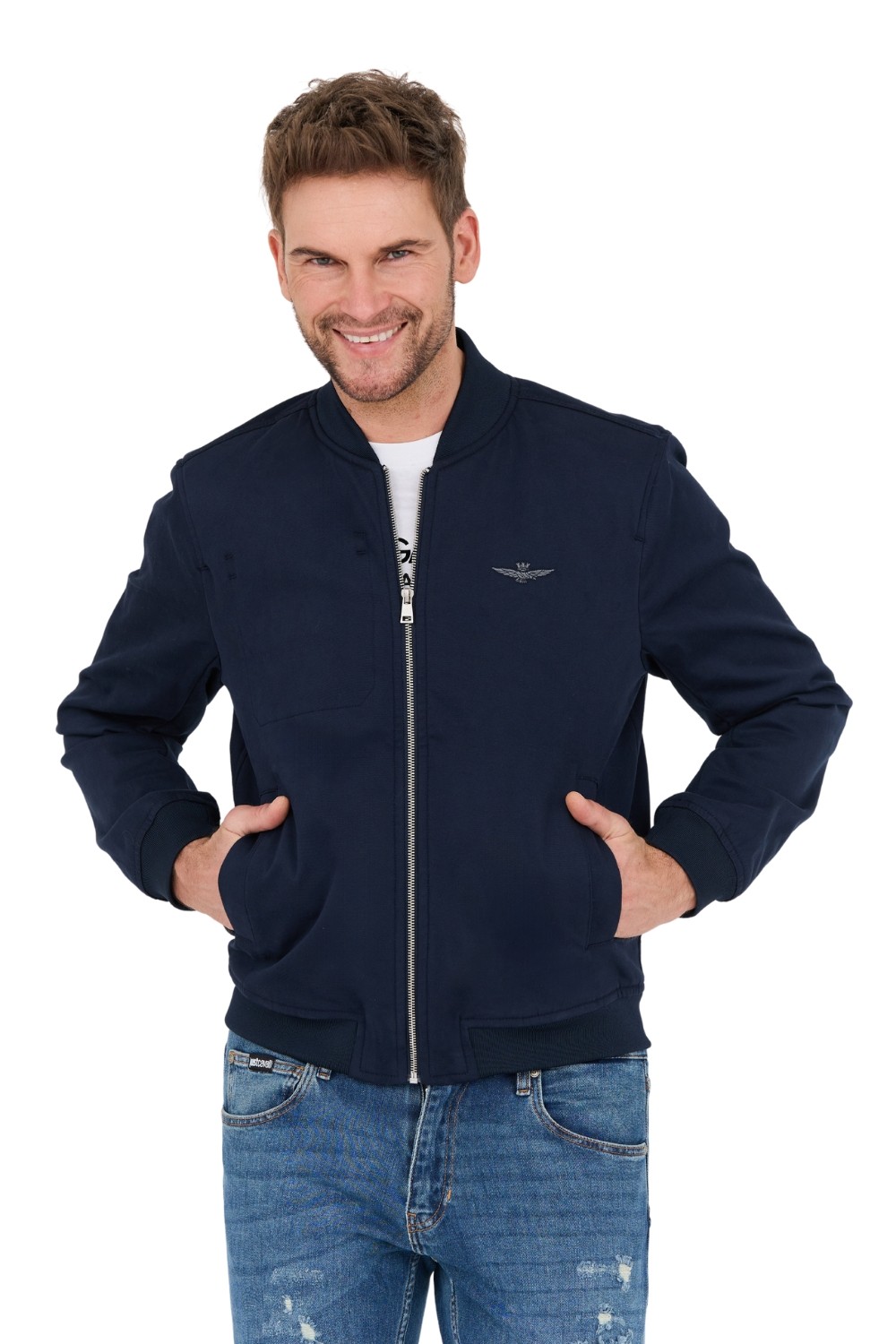 AERONAUTICA MILITARE Granatowy bomber