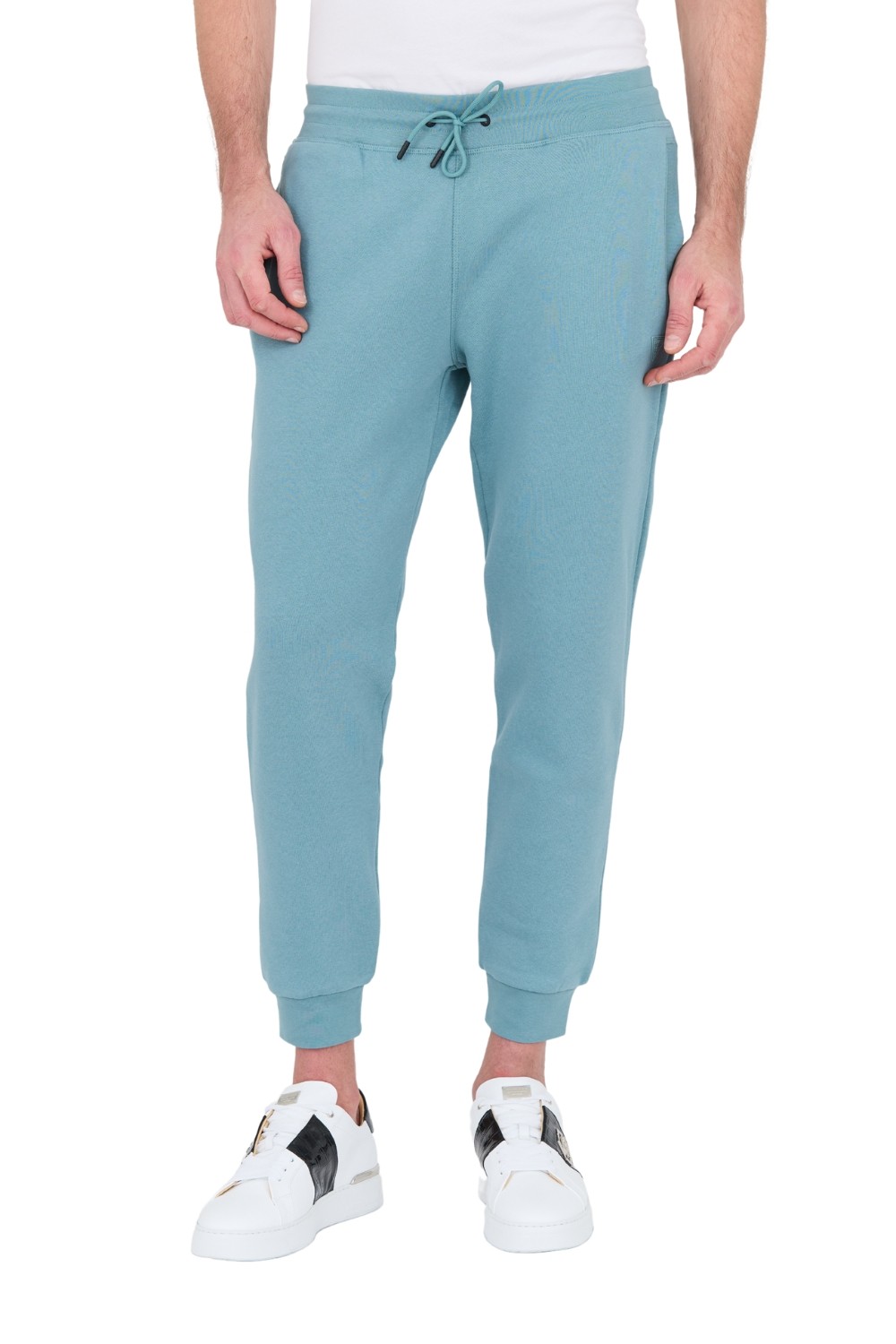 GUESS Turkusowe spodnie dresowe Aldwin