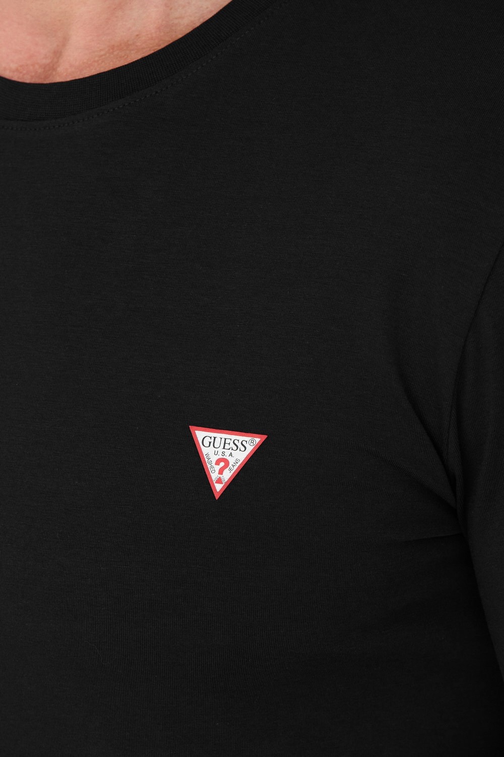 GUESS Czarny longslevee Core Tee
