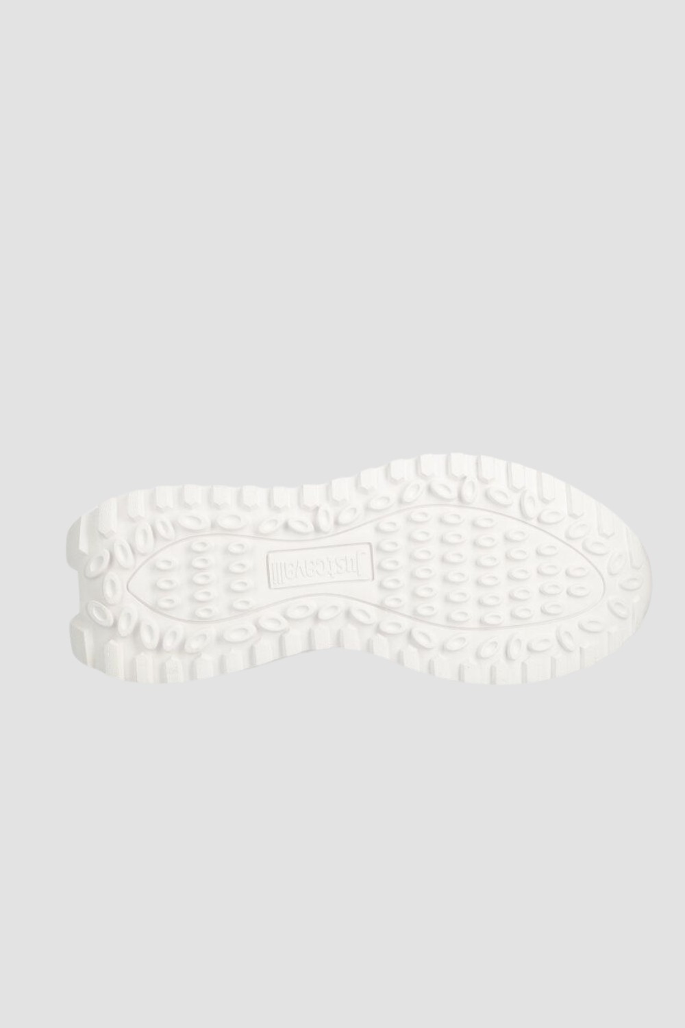 JUST CAVALLI Białe sneakersy Fondo Karina