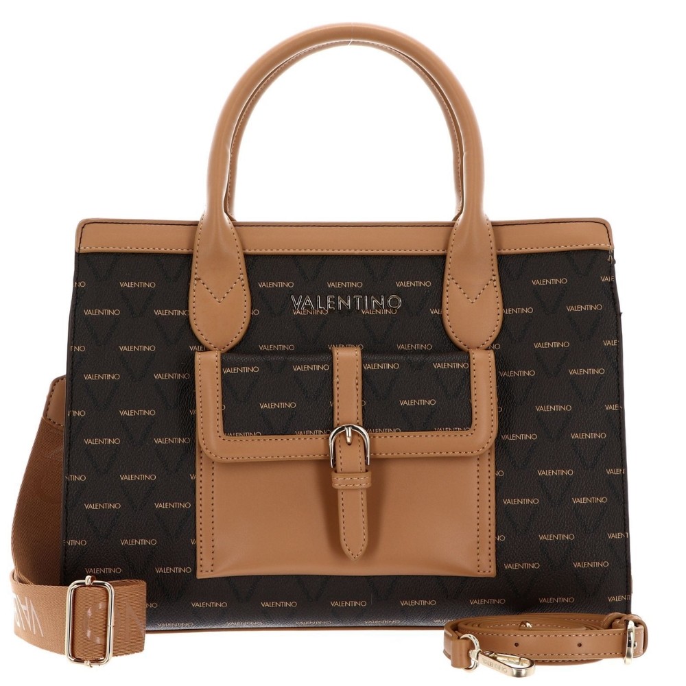 VALENTINO Brązowa shopperka Liuto