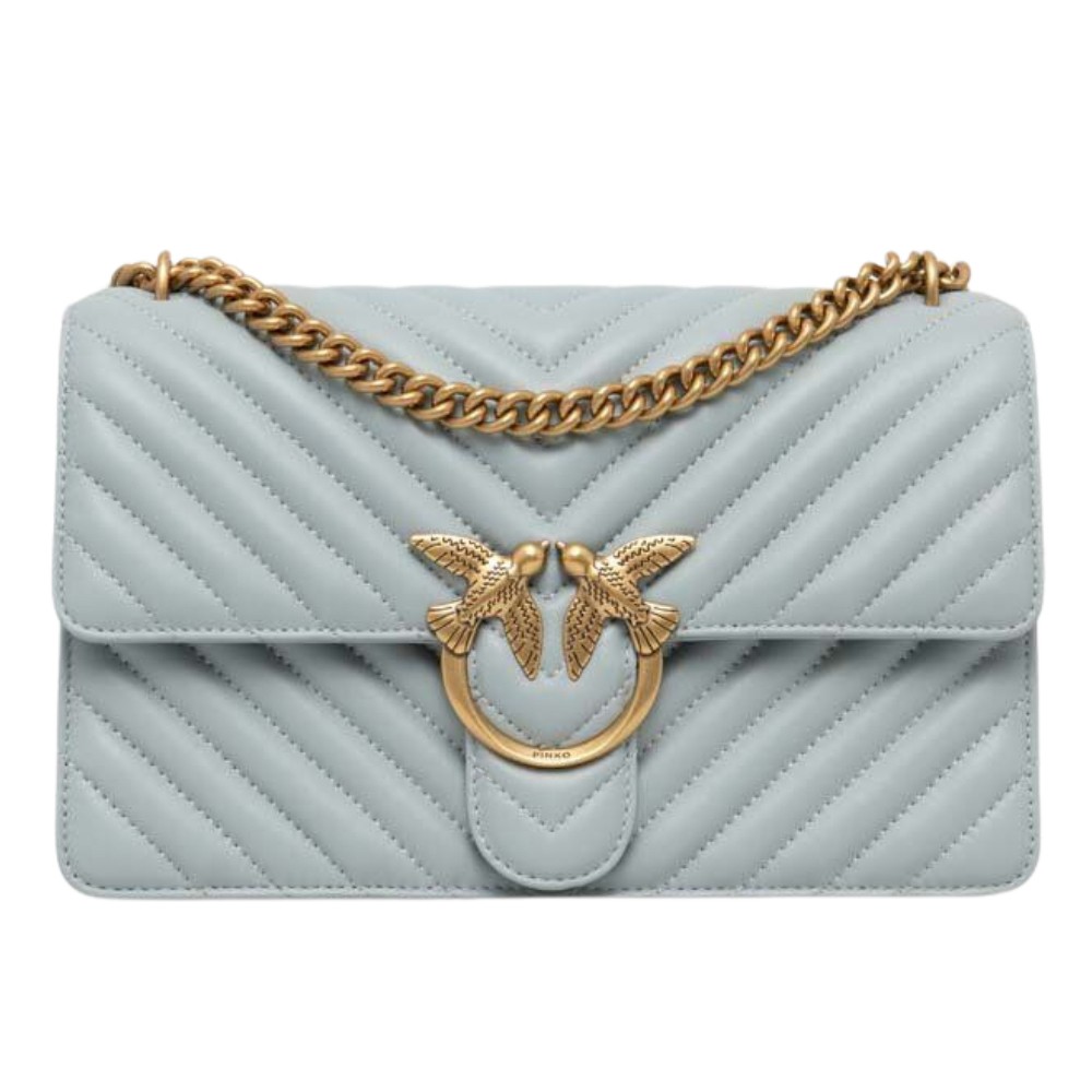 PINKO Błękitna torebka Love One Classic