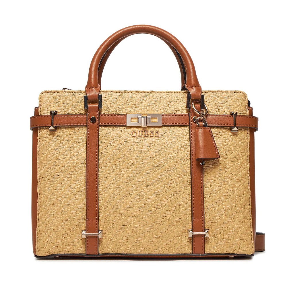 GUESS Beżowa torebka Emilee Luxury