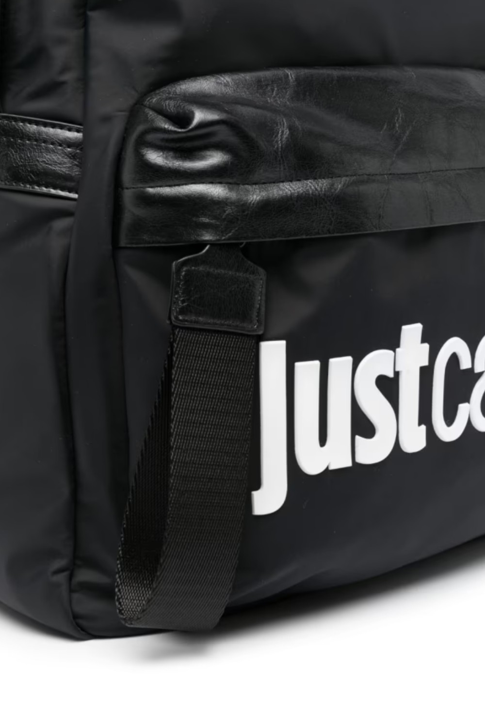 JUST CAVALLI Czarny plecak Range Institutional Logo