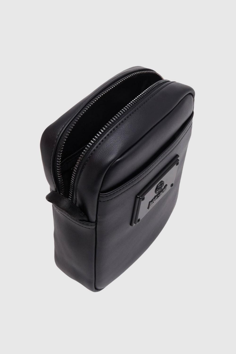 JUST CAVALLI Czarna męska torba Range Metal Plate Sketch 3