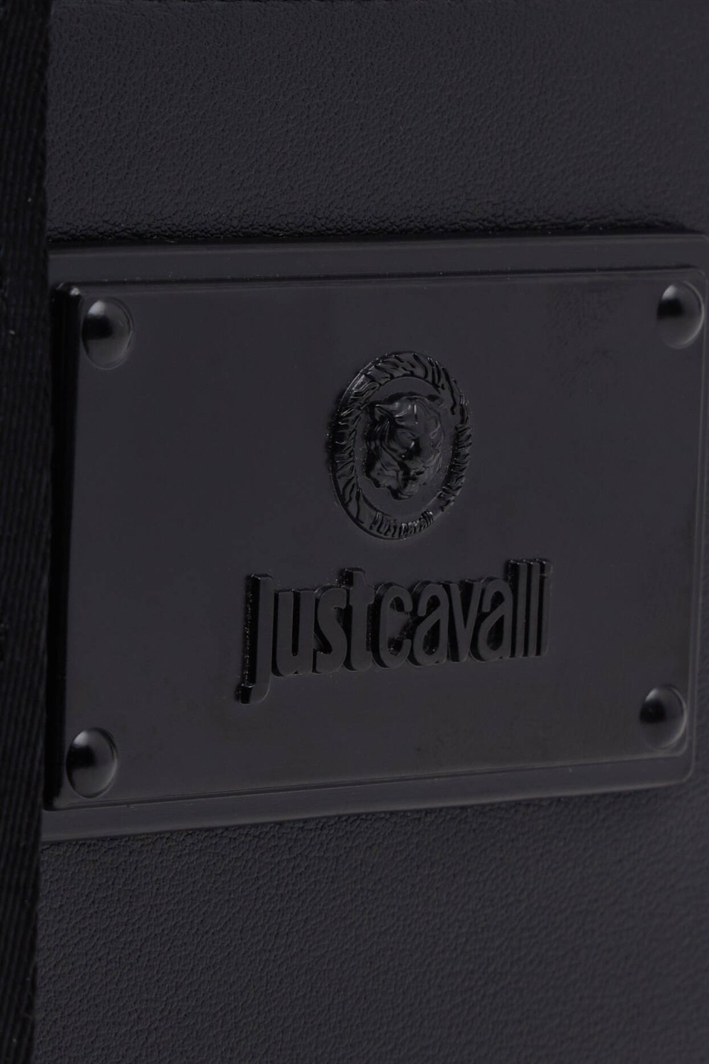 JUST CAVALLI Czarna męska torba Range Metal Plate Sketch 3