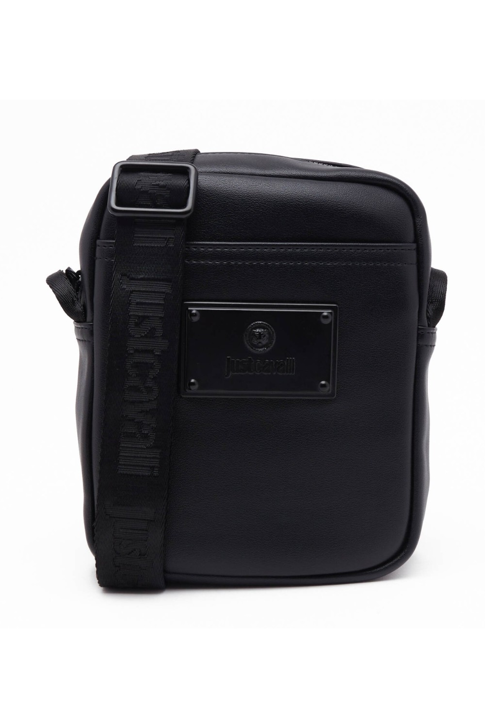 JUST CAVALLI Czarna męska torba Range Metal Plate Sketch 3