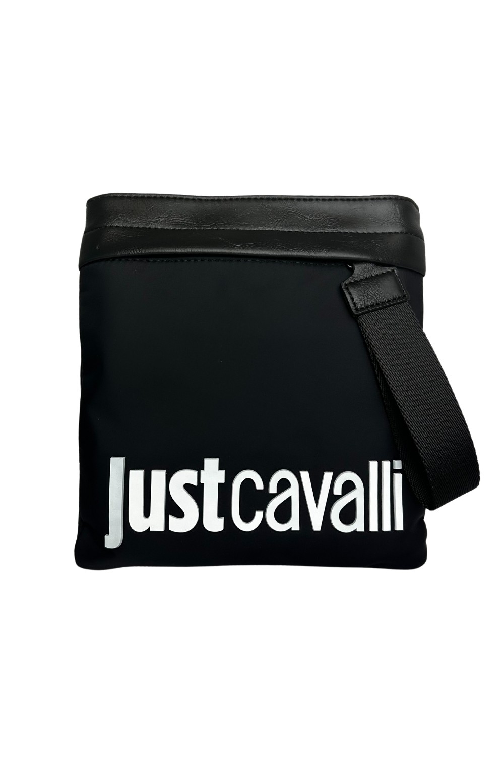 JUST CAVALLI Czarna torba Range Institutional Logosketch 3
