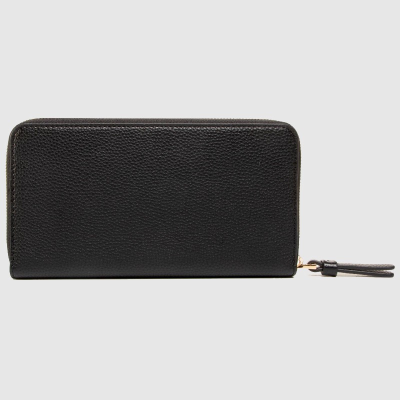 EMPORIO ARMANI Duży czarny portfel damski