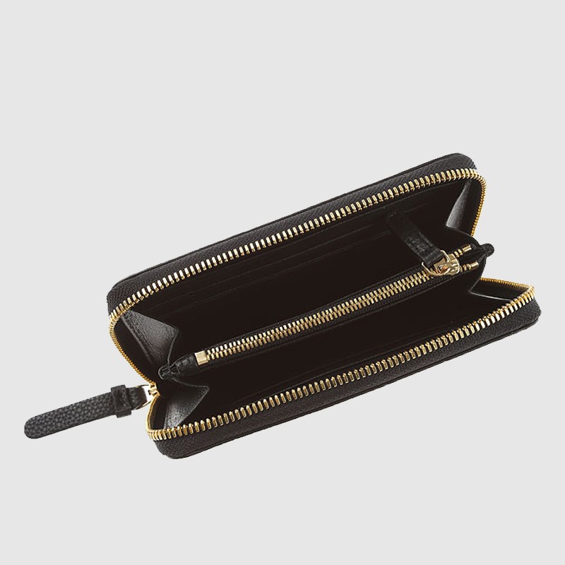 EMPORIO ARMANI Czarny portfel damski