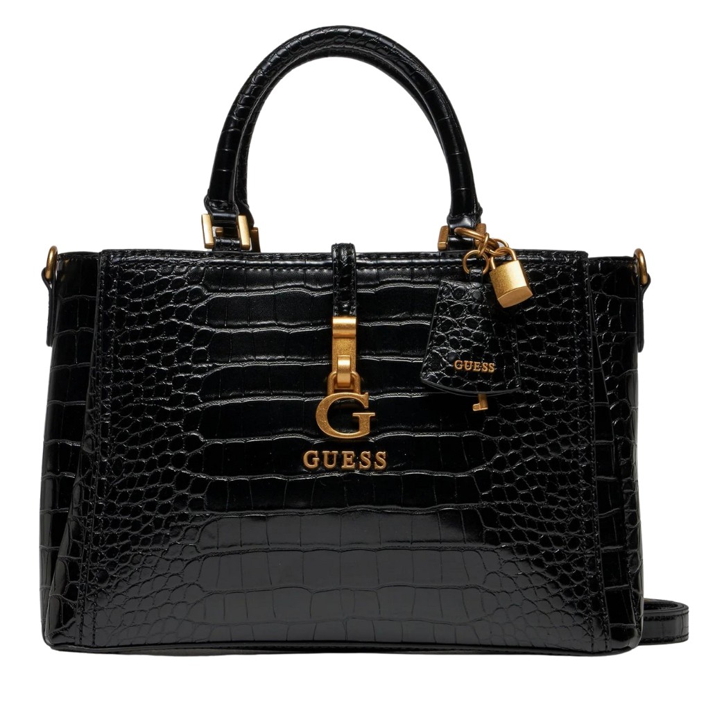 GUESS Czarna torebka G James Logo Girlfriend