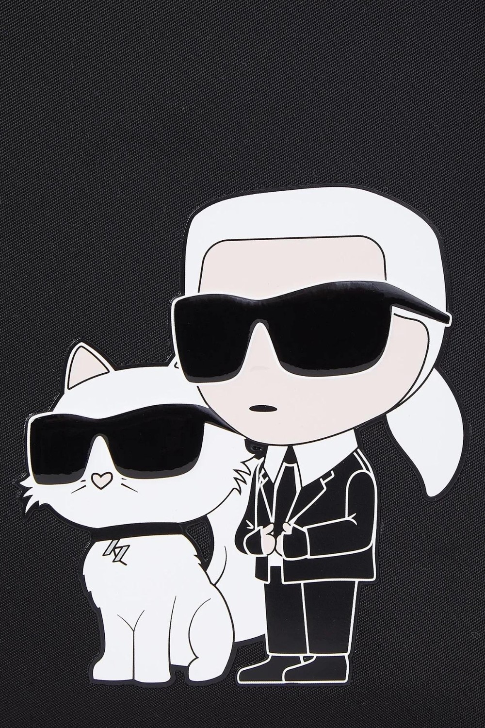 KARL LAGERFELD Czarna torebka na laptop