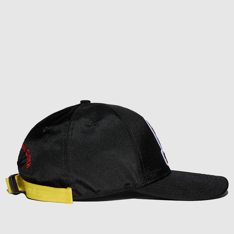 DSQUARED2 Кепка чорна з логотипом invicta