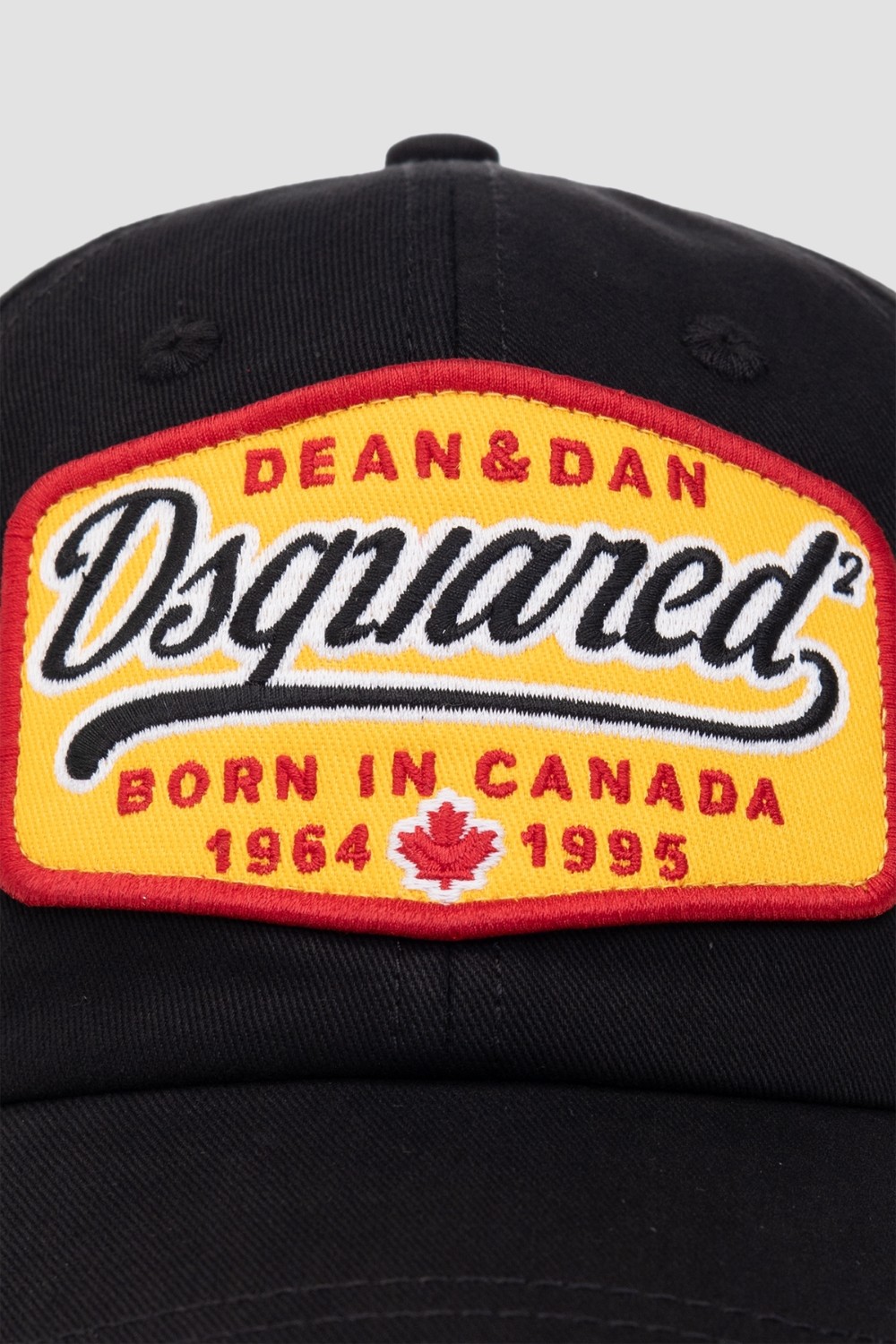 DSQUARED2 Czarna czapka Baseball Cap