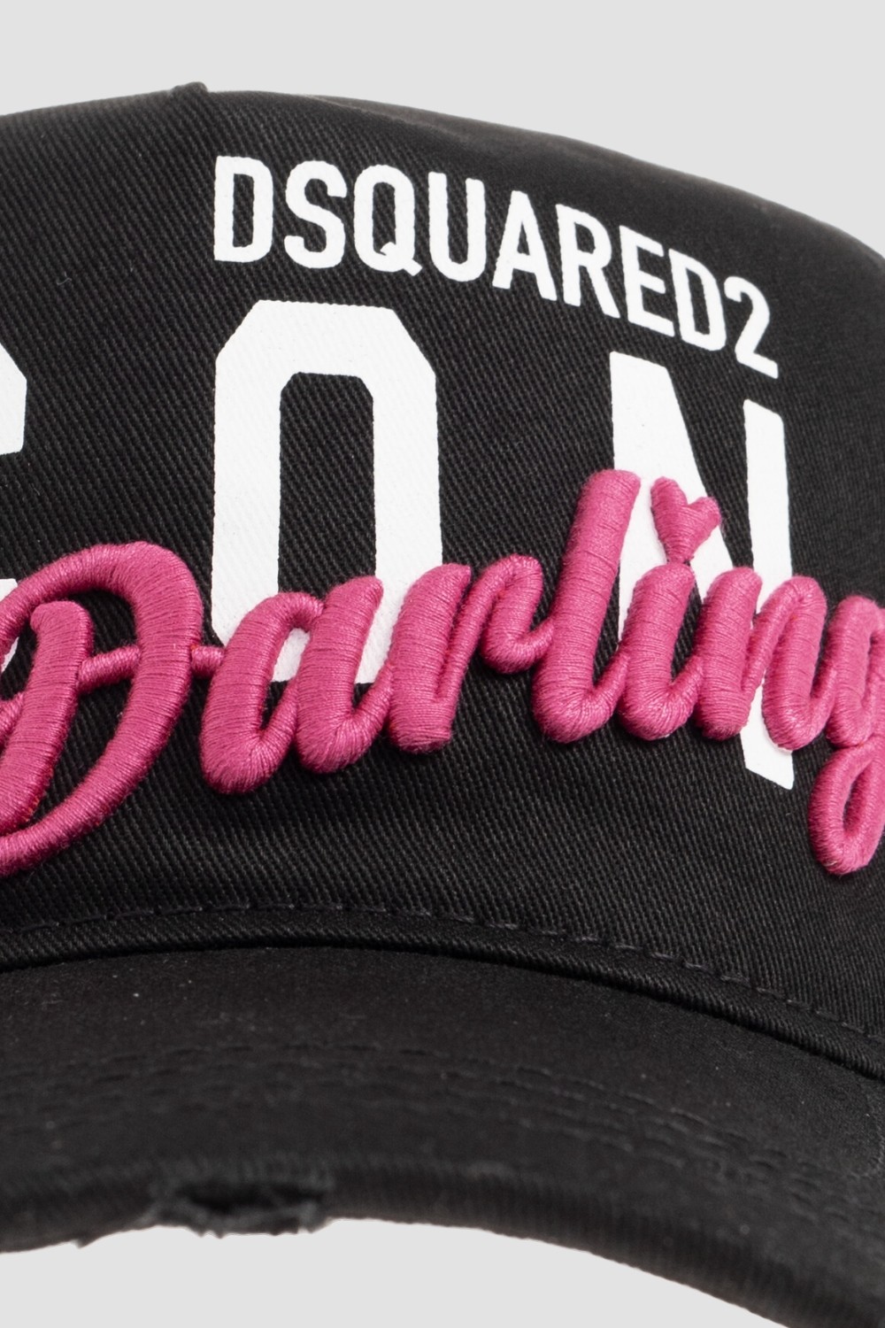 DSQUARED2 Czarna czapka ICON Darling