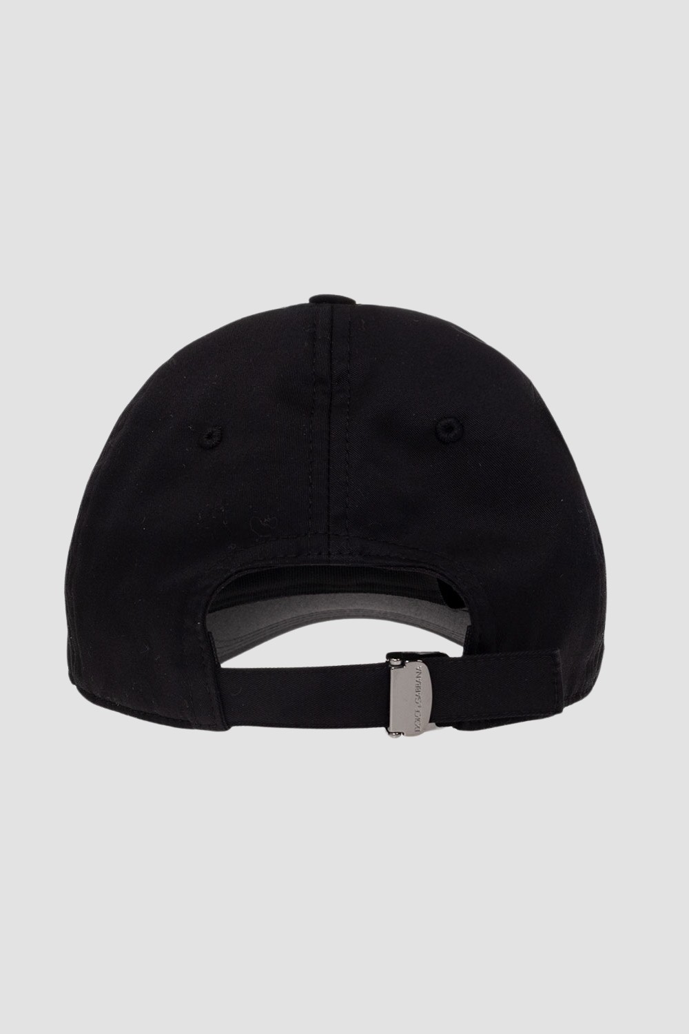 DOLCE & GABBANA Czarna czapka z daszkiem