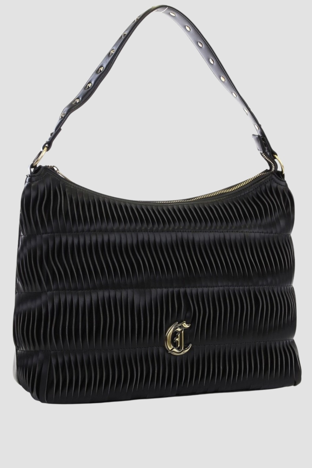 JUST CAVALLI Czarna torebka Range F Gothic Woving