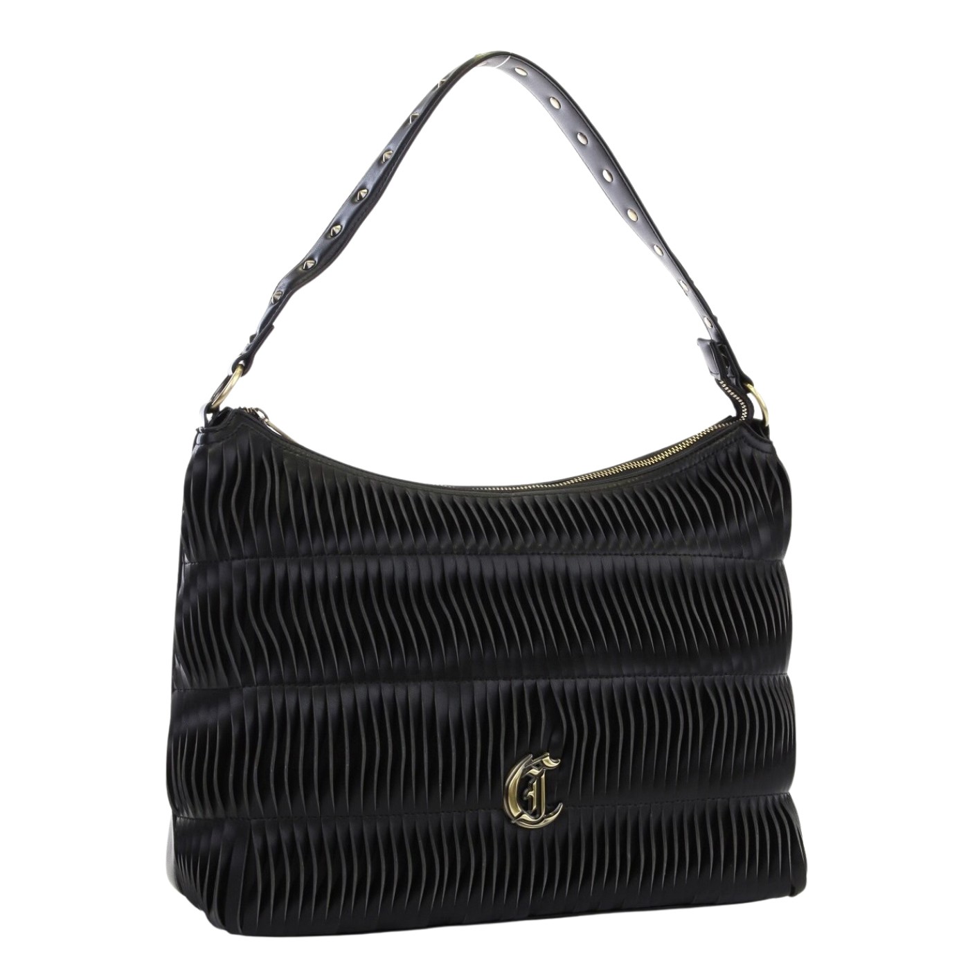 JUST CAVALLI Czarna torebka Range F Gothic Woving