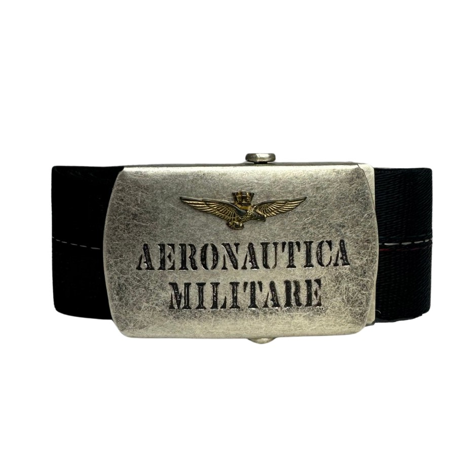 AERONAUTICA MILITARE Czarny pasek Frecce Tricolori