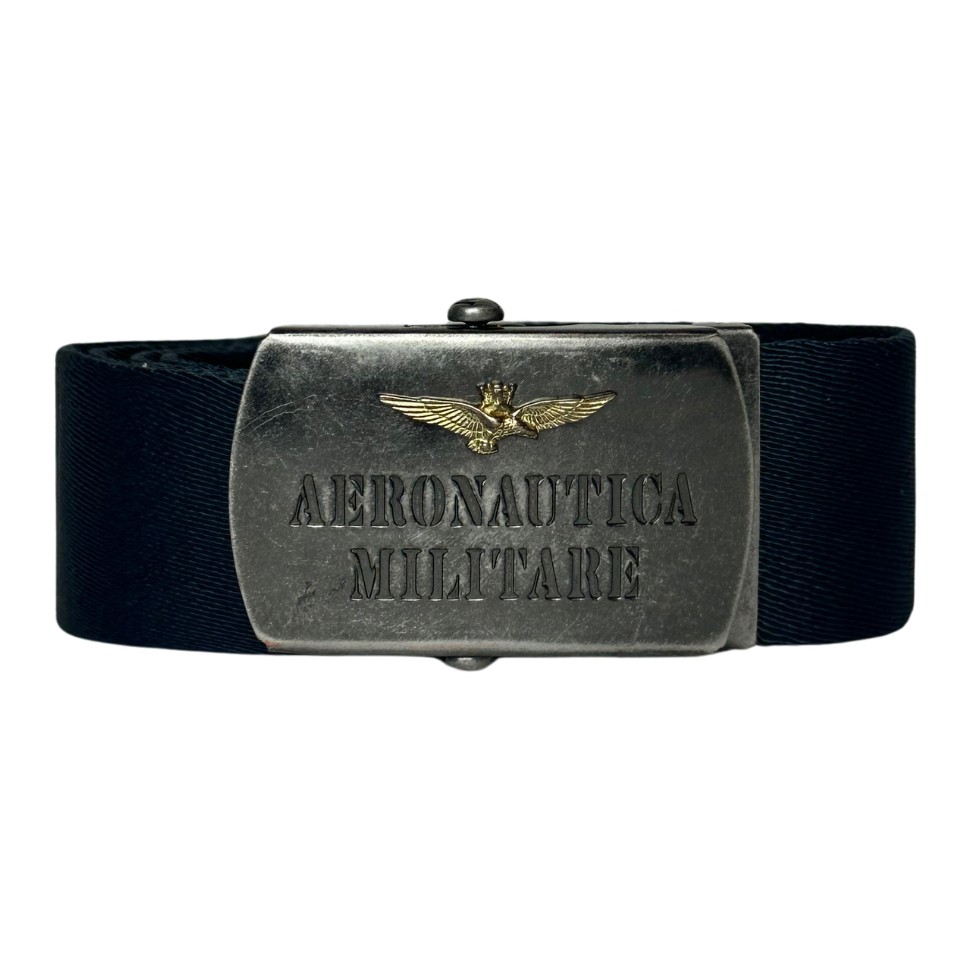 AERONAUTICA MILITARE Granatowy pasek męski