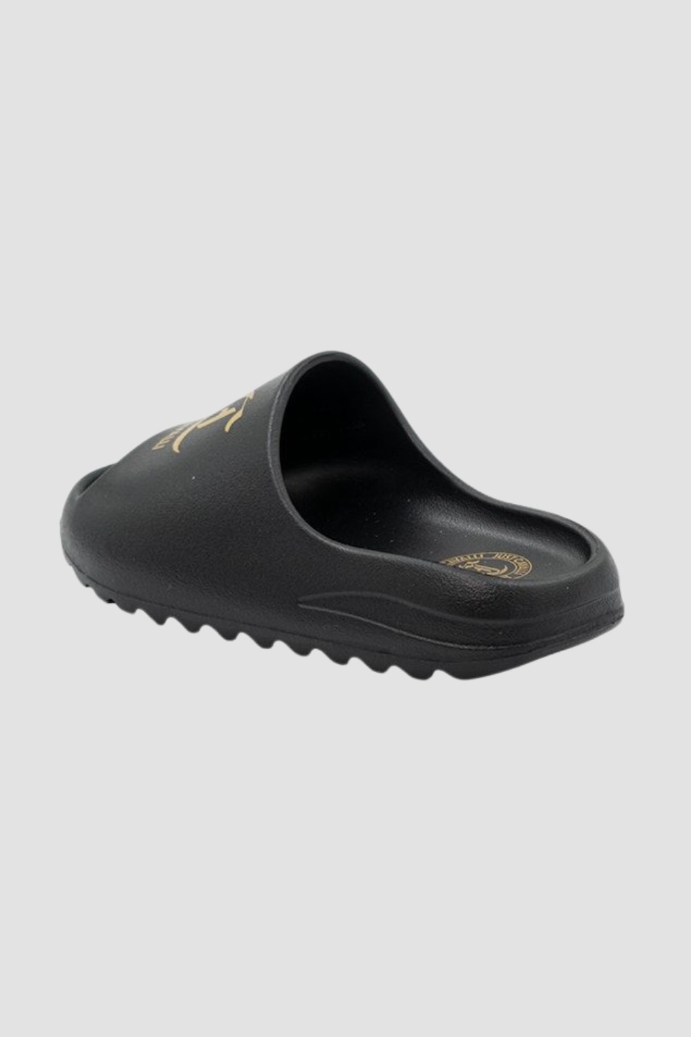 JUST CAVALLI Czarne klapki Fondo Suki