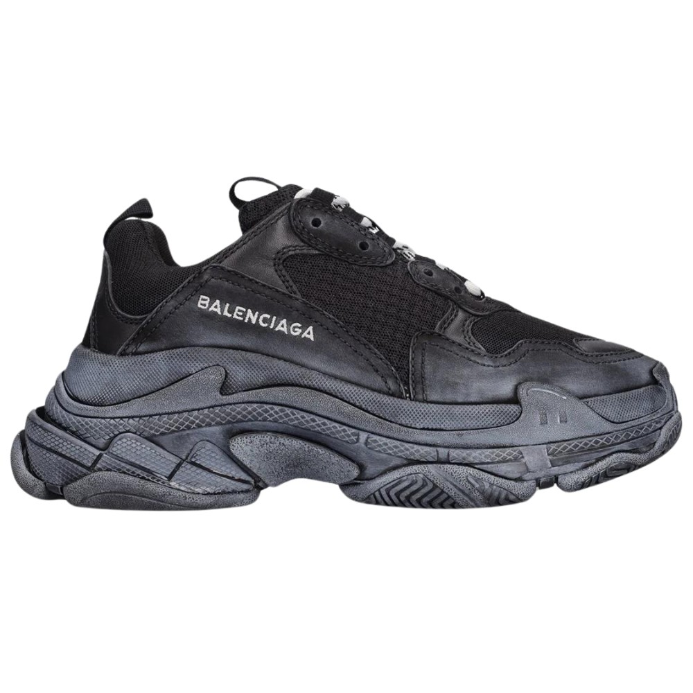 BALENCIAGA Czarne sneakersy TRIPLE S
