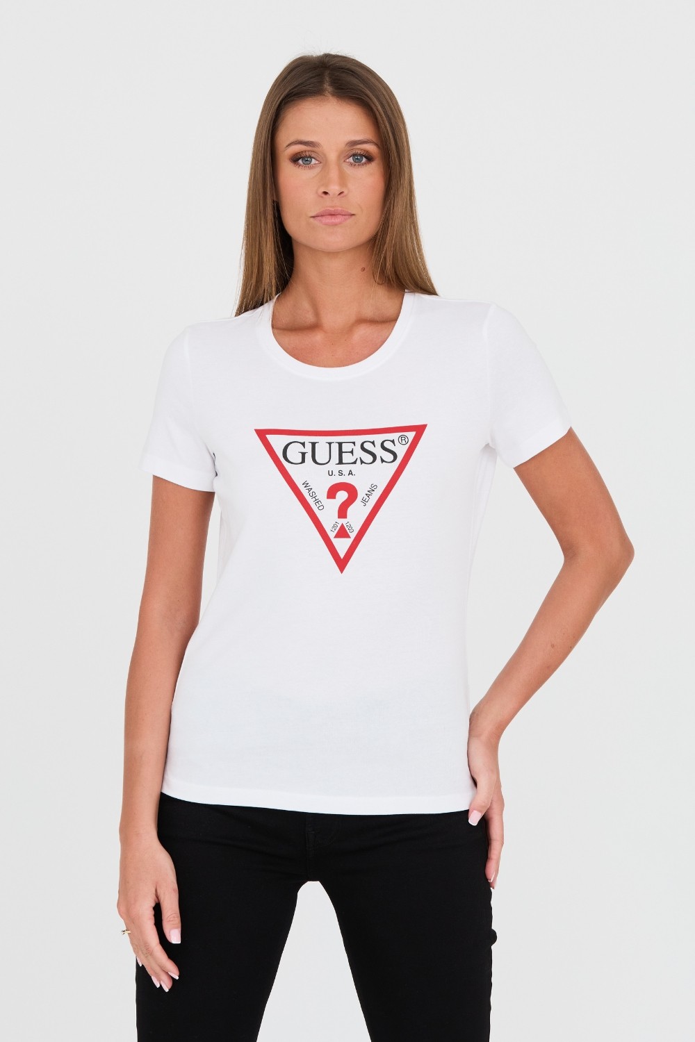 Футболка GUESS White OriginalGUESS Biały t-shirt Original Tee