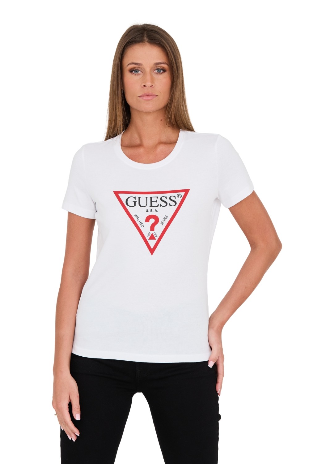 Футболка GUESS White OriginalGUESS Biały t-shirt Original Tee