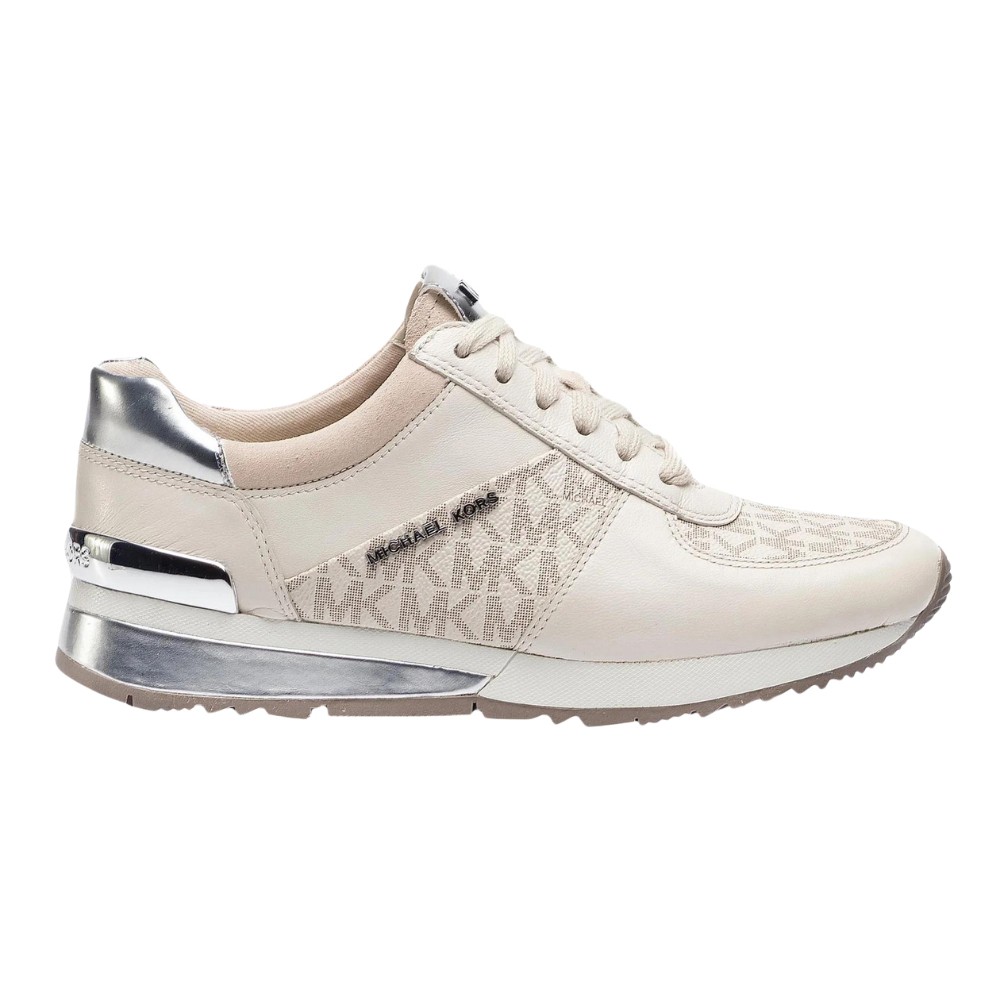 MICHAEL KORS Białe sneakersy Allie Wrap Trainer