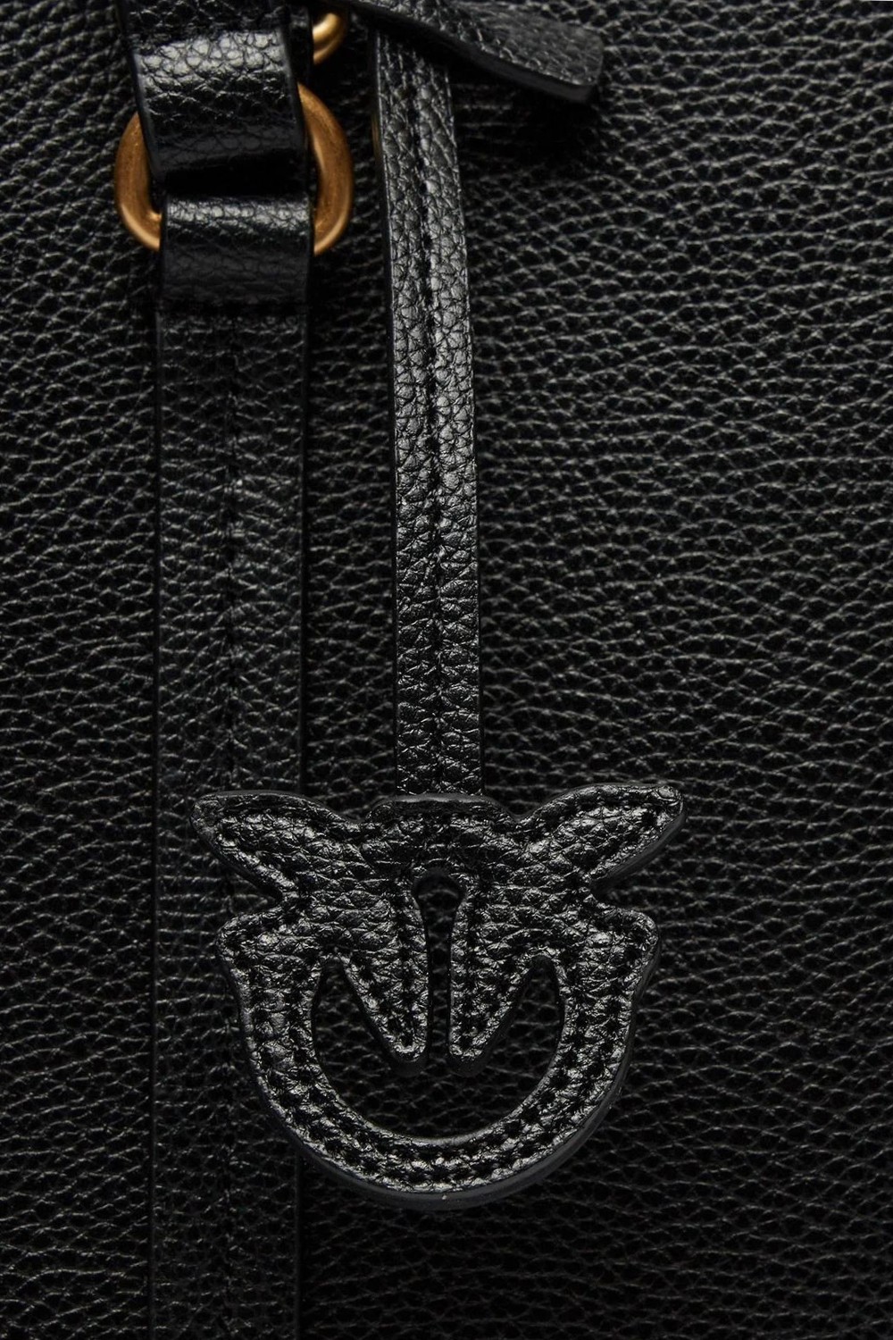 PINKO Czarna shopperka Carrie