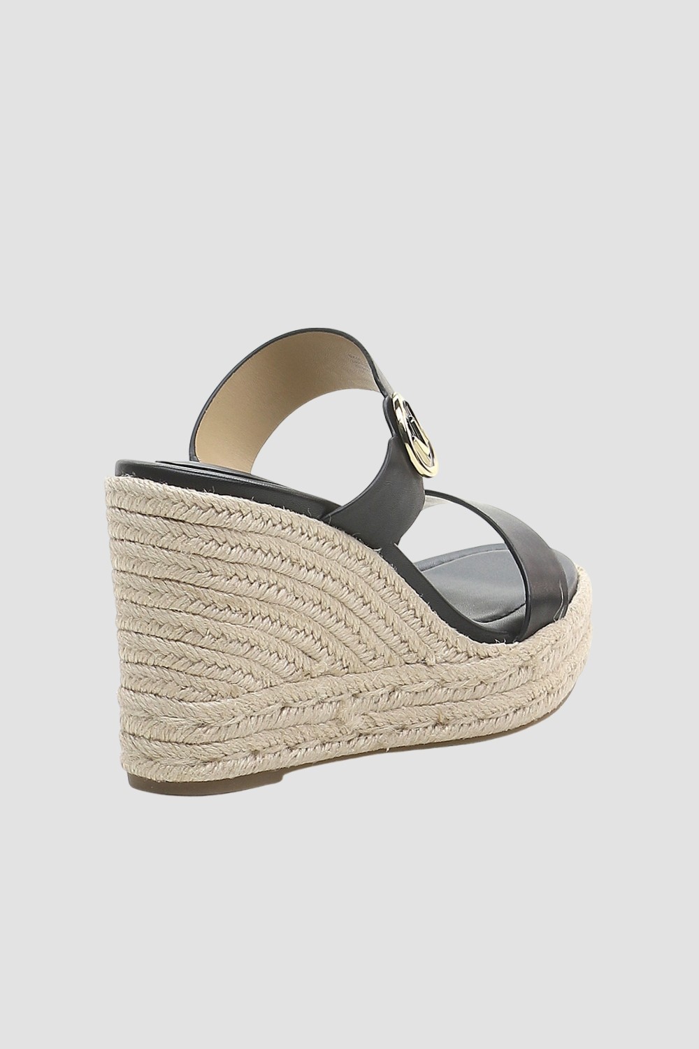 MICHAEL KORS Czarne sandały Lucinda Wedge