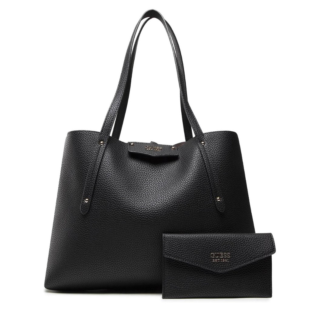 GUESS Czarna dwustronna shopperka Brenton