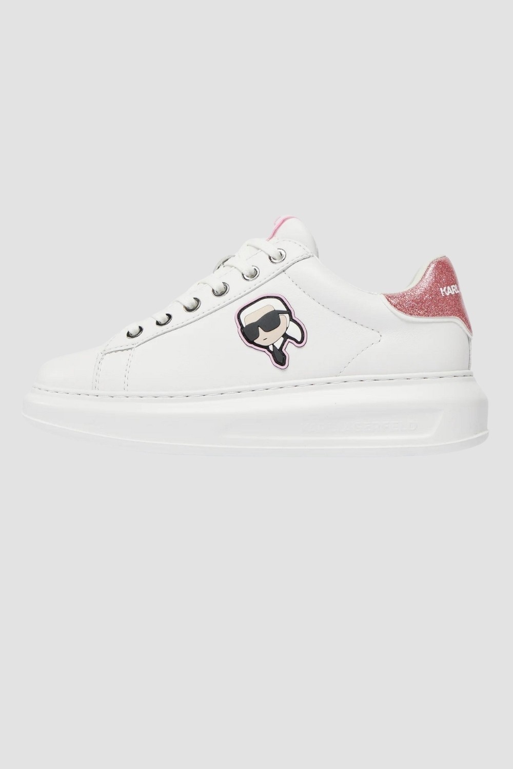 KARL LAGERFELD Białe sneakersy Kapri Nft Lo LaceKARL LAGERFELD Białe sneakersy Kapri Nft Lo Lace