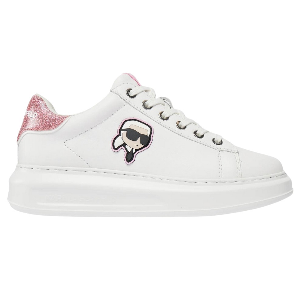 KARL LAGERFELD Białe sneakersy Kapri Nft Lo LaceKARL LAGERFELD Białe sneakersy Kapri Nft Lo Lace