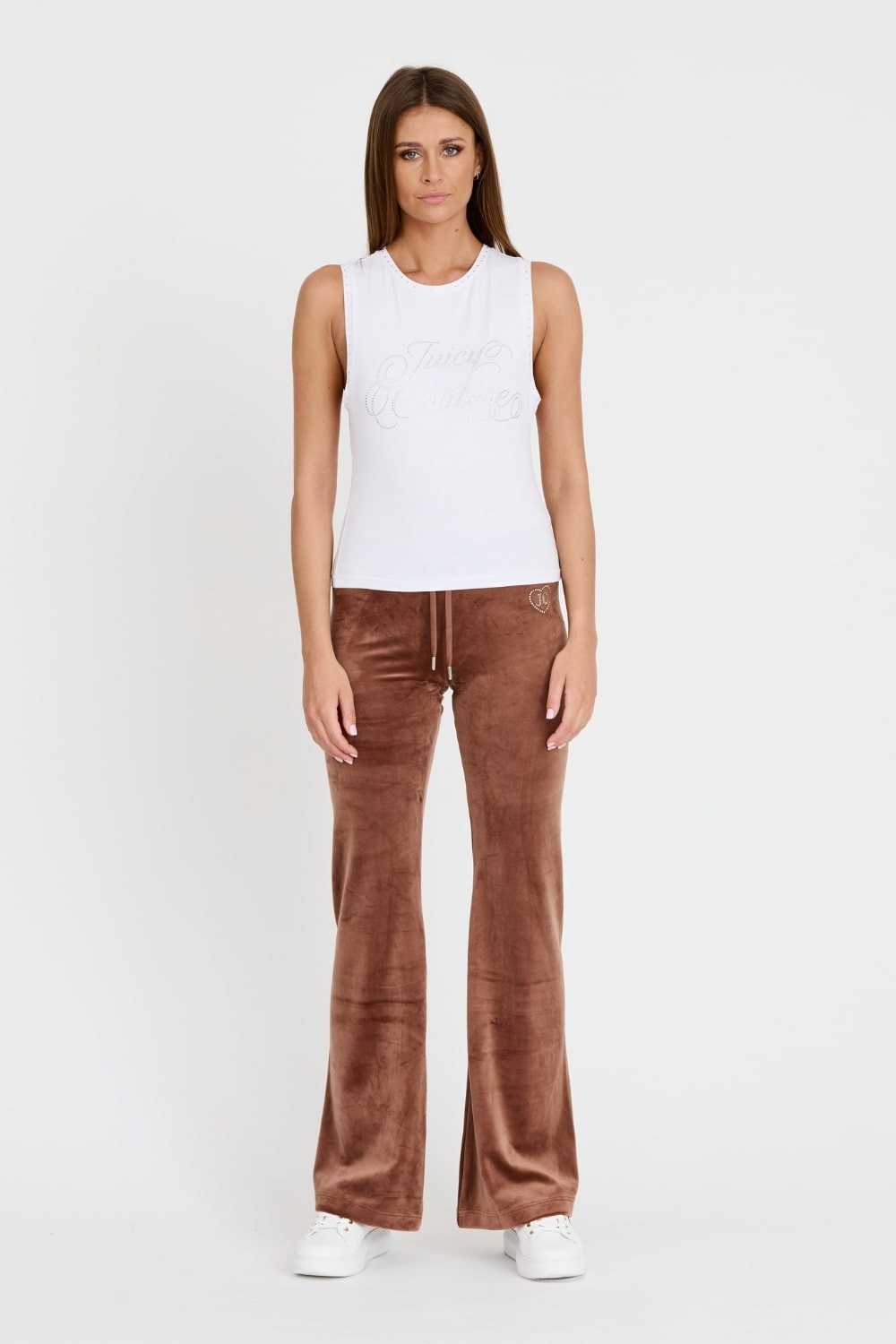 JUICY COUTURE Biały top Juicy Script Tank