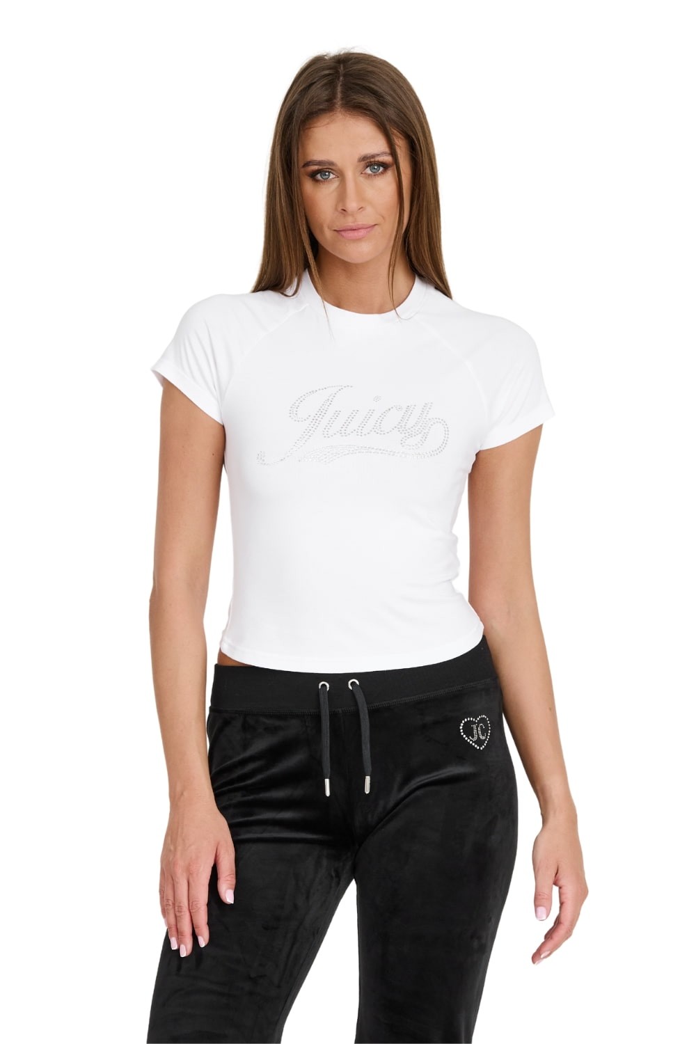 JUICY COUTURE White Retroshrunken Tee