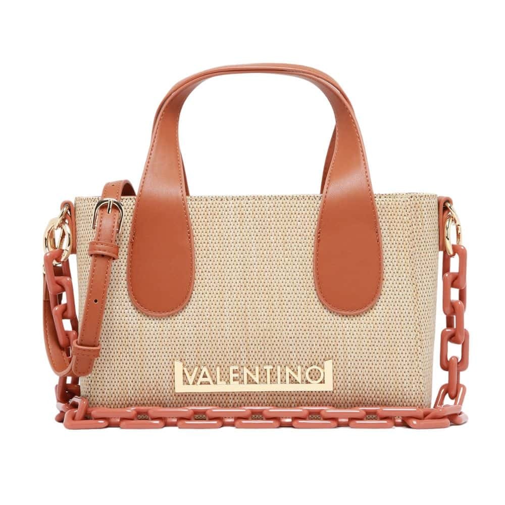 VALENTINO Brązowa mała shopperka Copacaban