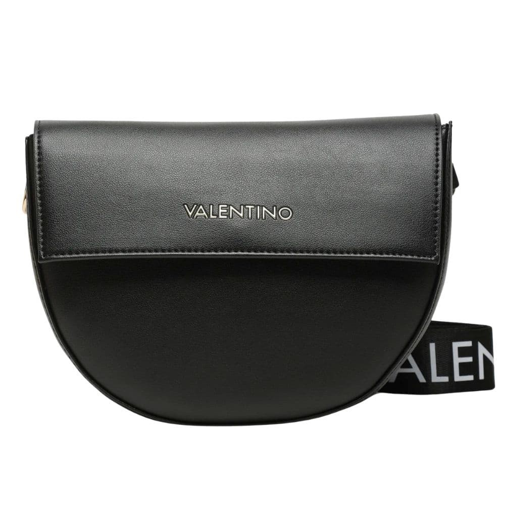 VALENTINO Black Small Letterman Bigs Flap Bag