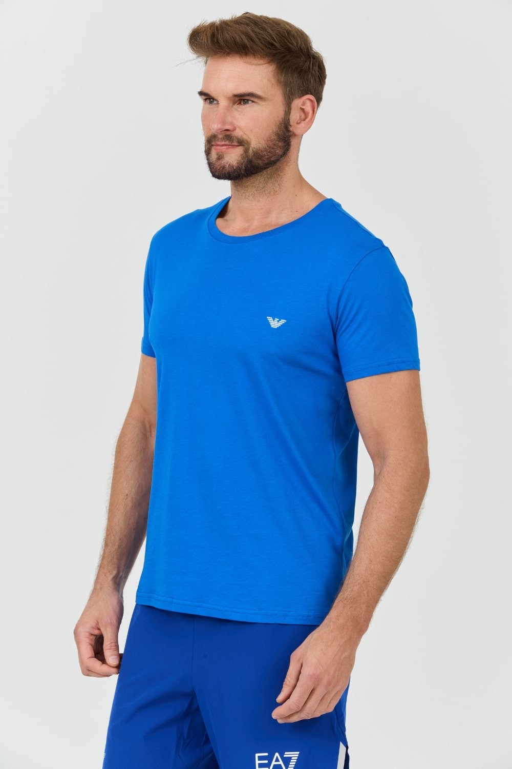 EMPORIO ARMANI Blue t-shirt basique