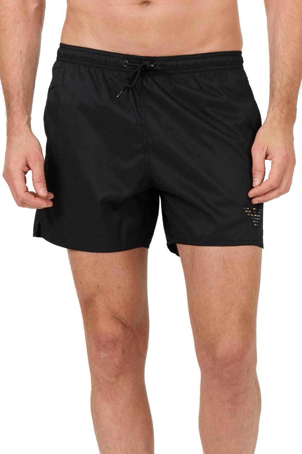 EMPORIO ARMANI Czarne kąpielówki