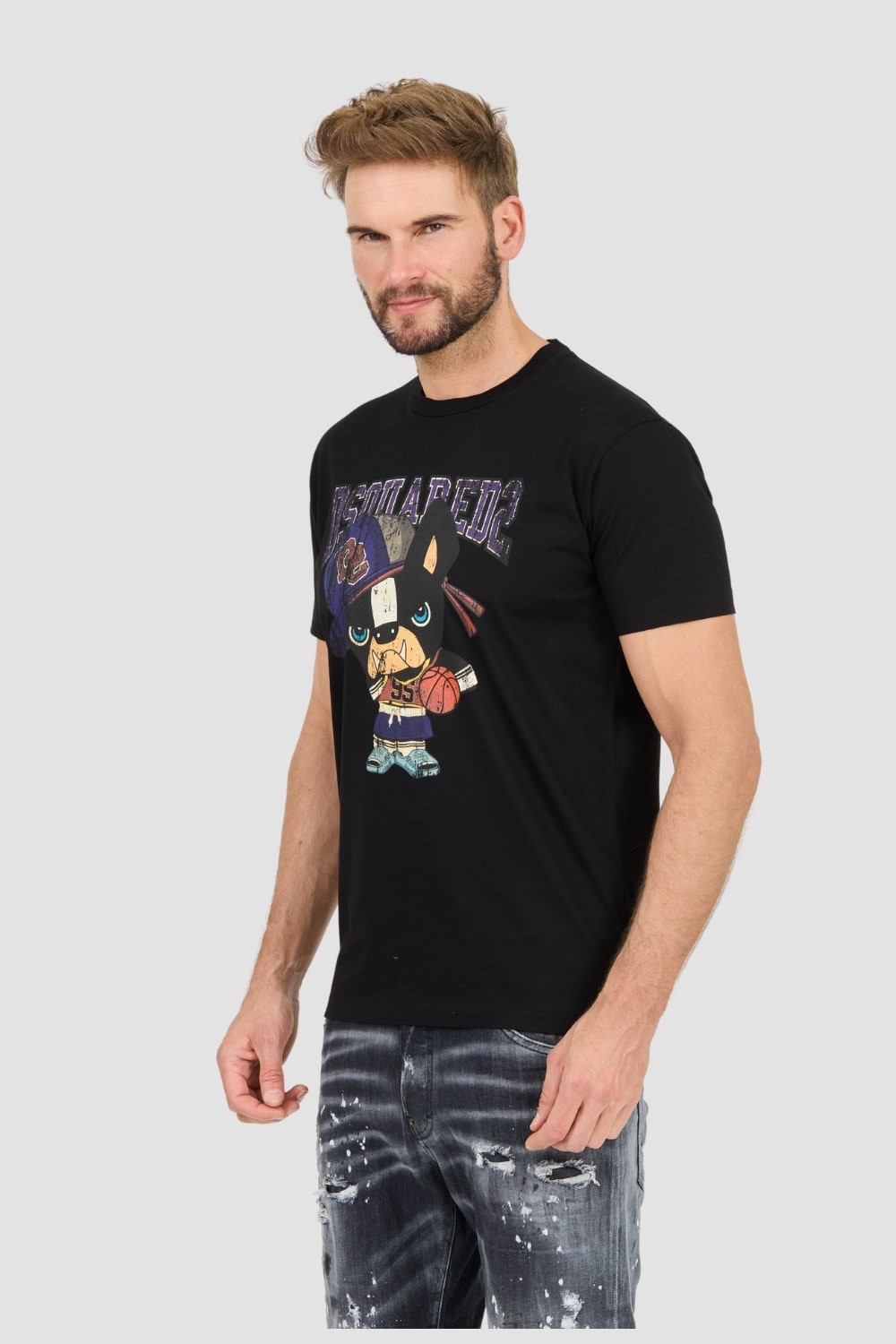 DSQUARED2 Czarny t-shirt Cool Fit Tee